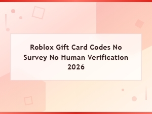 Free Roblox Gift Card Codes No Survey No Human Verification 2026