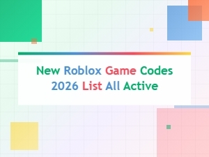 New Roblox Game Codes 2026 – All Active Codes List Updated Daily