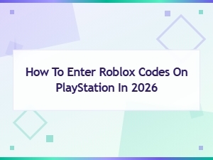 How to Enter Roblox Codes on Playstation in 2026 (full Guide)